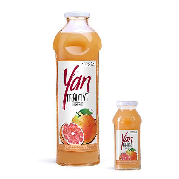 Сок грейпфрутовый YAN